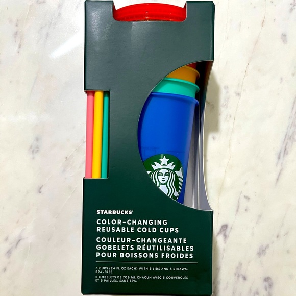 Starbucks Limited Edition Color Changing Cold Cups